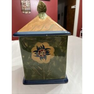 Certified International Susan Winger Flower Canister